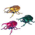 Originality  Spring Upper Chain Simulated Fighting Beetle Unicorn Fairy Insect Model Children's Observation Puzzle Toys