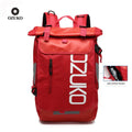 Ozuko 8020 Custom Logo School Backpack Waterproof Unisex Bag Roll Top Feature and Laptop Compartment Wholesale Bag Packs