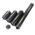 Xmlivet Carbon Fiber with Bumper for PERI Pool Billiard Cue Extensions 2/3/4/8inch Cue Extender Billiard Accessories