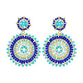 Bohemia Holiday Beach Boho Statement Drop Earring Handmade Seed Beads Earrings Beaded Earrings for Women Jewelry
