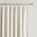 Modern Semi-Sheer Window Drapes with Grommets Yarn-Dyed Pattern for Home Hotel Cafe Hospital Use