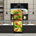 32 55-Inch Indoor Android 4K Video Display Counter Ultra-Thin LCD Free Standing Vertical Digital Poster Touch Screen Kiosk