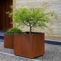 60-150cm Round Corten Steel Bowl Planter for Garden or Home Use