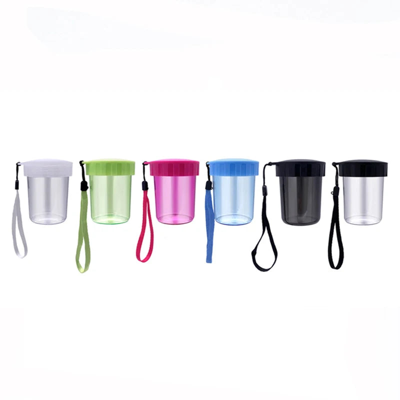 Cute Simple 210ml New Small Capacity Plastic Water Cup Portable Handy Bottles Mini Water Cup Leakproof Sport Travel Bottle