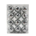 Popular 35mm Hanging Glass and Plastic Christmas Ornaments Mirror Tree Decoration Ball Box Packed Christmas Decorations