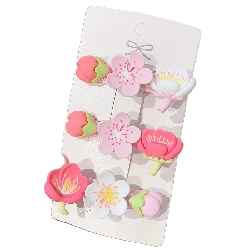 Flower Sweet Gentle Hairpin Women Wholesale Korean New Duck Beak Clip a Word Clip Side Fancy Duck Bill Hair Clips for Kids Girls