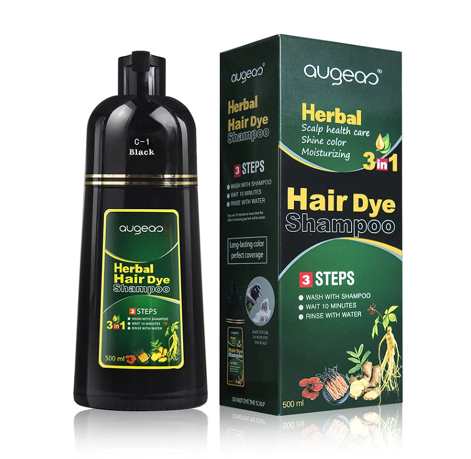 10 Minutes Hair Dyeing 500ml Dark Coffee in Stock Fast Delivery Herbal Permanent  Natural Professional Shampoo Hair Dye