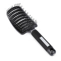 Factory Price Hot Nylon Bristles Hair Style Brush Blow Drying Quickly  Rubber Black Vent Hairbrush
