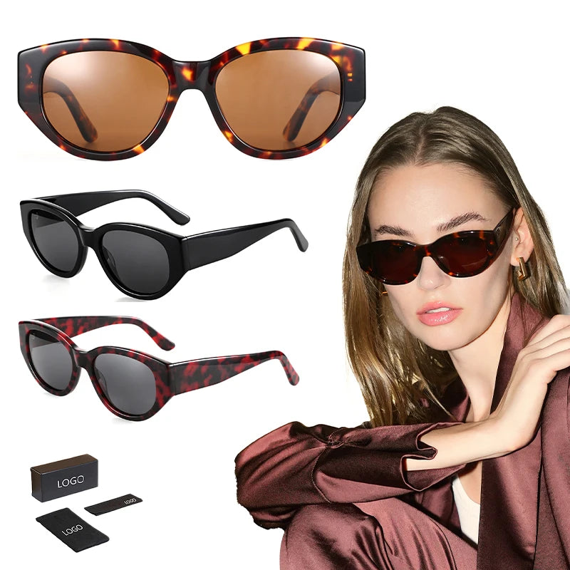 2024 Best Sellers R Luxury Glasses for Women Acetate Blue Frame Glasses with Custom Logo on Lens