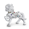 Crystal Standing Horse Figurine Collectible Glass Animal Statue Decoration Ornaments for Home Office Table