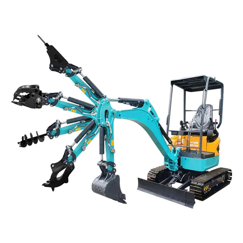 Manufacturer of Mini Excavators Mini Excavator with Included Attachments Tracked Excavator