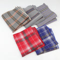 New Style Handkerchief Scarves Vintage TR Fabric of Business Suit Hankies Men's Pocket Square Handkerchiefs 22*22cm