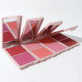 Pink Two-color High Pigment Powder and Cream Blush Your Logo Face Cheek Makeup Private Label Highlighter and Blush Palette