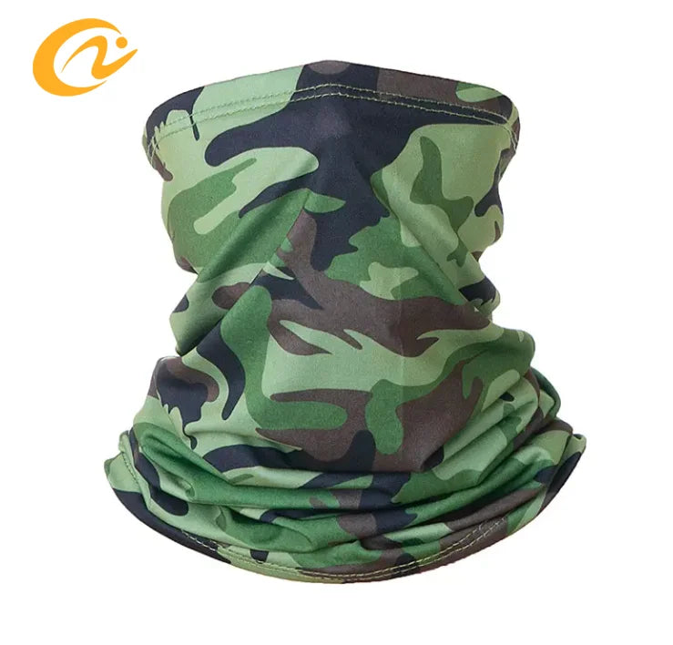 Custom Wholesale 100% Coolmax Polyester Seamless Head Scarf Cycling Outdoor Sports Motorbike Neck Gaiter