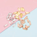 Fashion Custom Logo Tags Stainless Steel Free Laser Engraved Necklace Logo Custom Metal Jewelry Tags Extension Chain Logo Coin