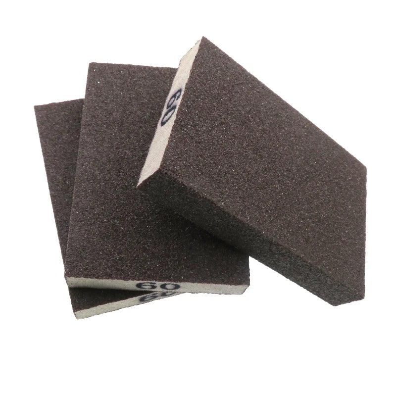 70*100mm P60 Sanding Sponge Pads Wet and Dry Super Soft Foam Sand Block Reusable Sponge Sanding Blocks for Surface Polishing