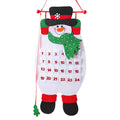Custom Fabric Advent Calendar Christmas Countdown Calendar Wall Hanging Xmas Advent Calendar