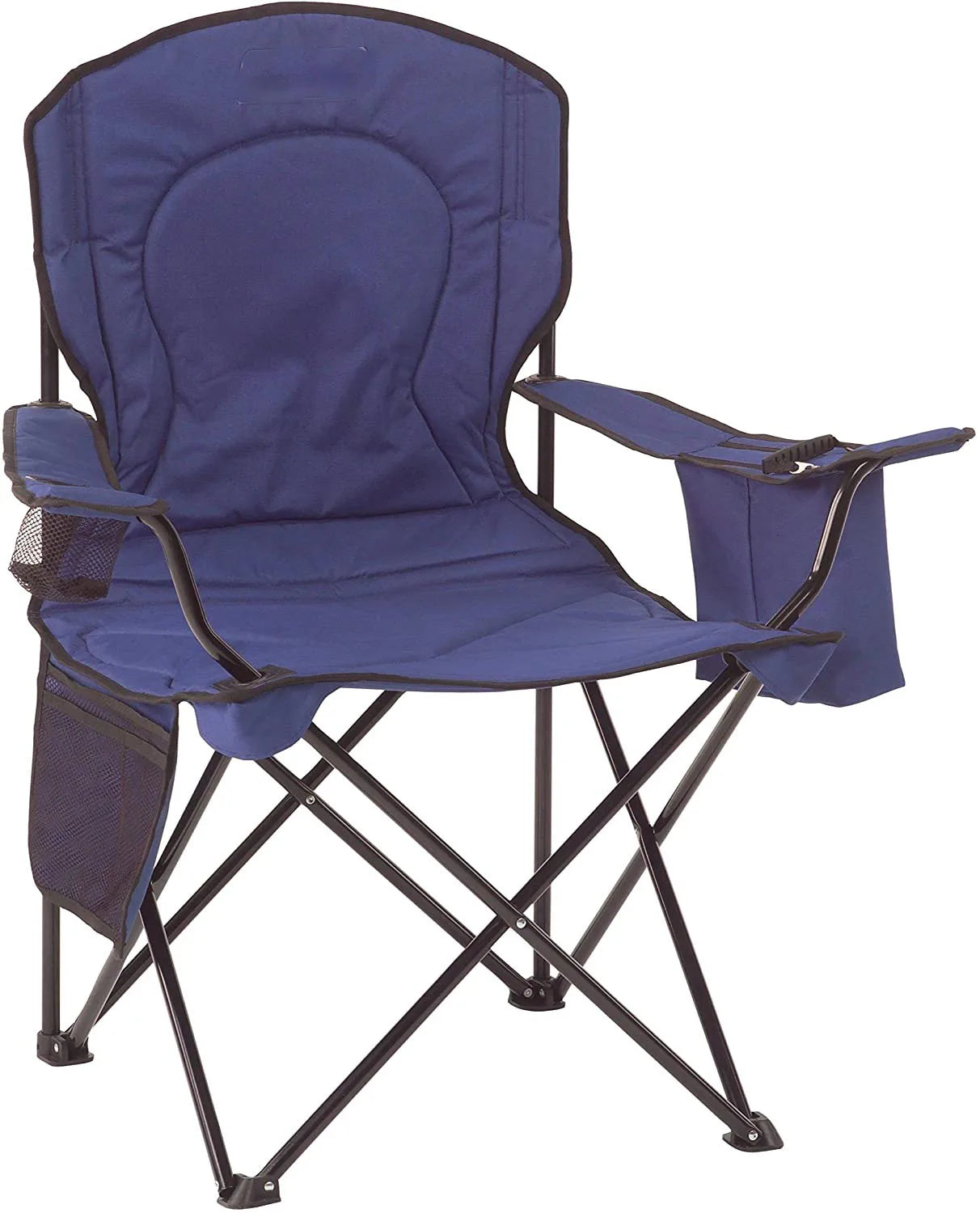 WOQI Outdoor Folding Chair Hot Selling 600D Oxford with Cooler Bag Cup Holder for Beach Camping Picnic and Park Use