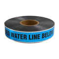Underground Non-Detectable Non-adhesive Warning Tape Stainless Steel Wire for Water Pipelines PE Material 100m Length 50mm Width