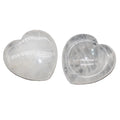 DIY Natural Clear Quartz Heart Thumb Worry Stone Stress Relief Healing Crystals Palm Pocket Stones