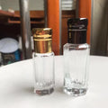 CJ- Fancy New Round Zamac Cap Design 3ml 6ml 12ml Glass Essential Oil Perfume Attar Bottles