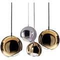 Indoor Ball Shape Modern Gold Pendant Light Round Nordic Luxury Designers Globe Dimmable LED Chandelier for Home Decor