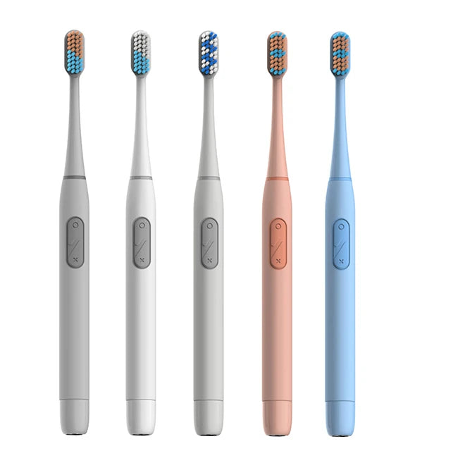 LULA OEM Battery Powered Rechargeable Electric Adult Toothbrush with Medium Bristle for Home Use