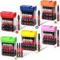 Geinxurn 2024 High-Torque Industrial Grade 90PCS 50MM Magnetic Screwdriver Bit Set Including PZ2 Pozi PH Torx SL SQ Hex Bits S2
