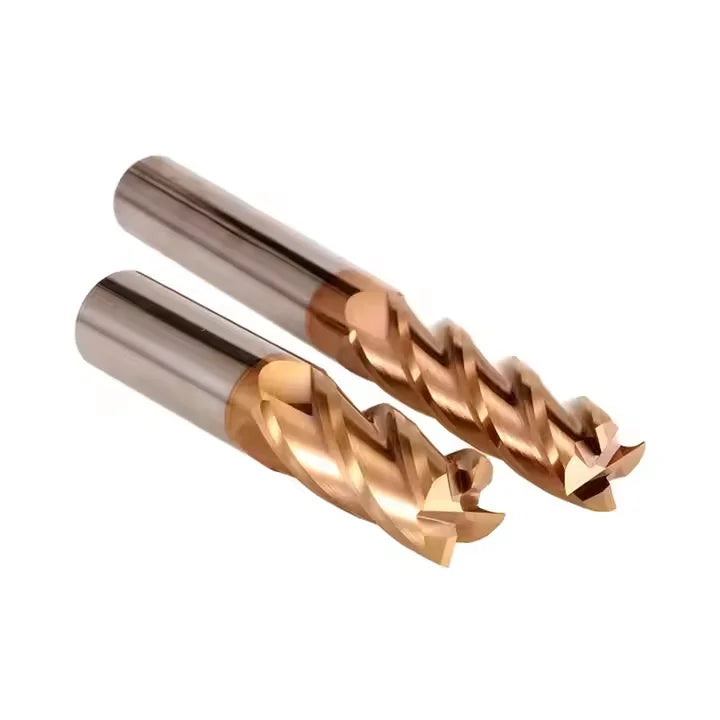 BKEA Hrc55 High Temperature Long Reach 4f square End Mill Router Bits Cnc Tools Carbide End Mill Cnc Milling Cutters for Steel