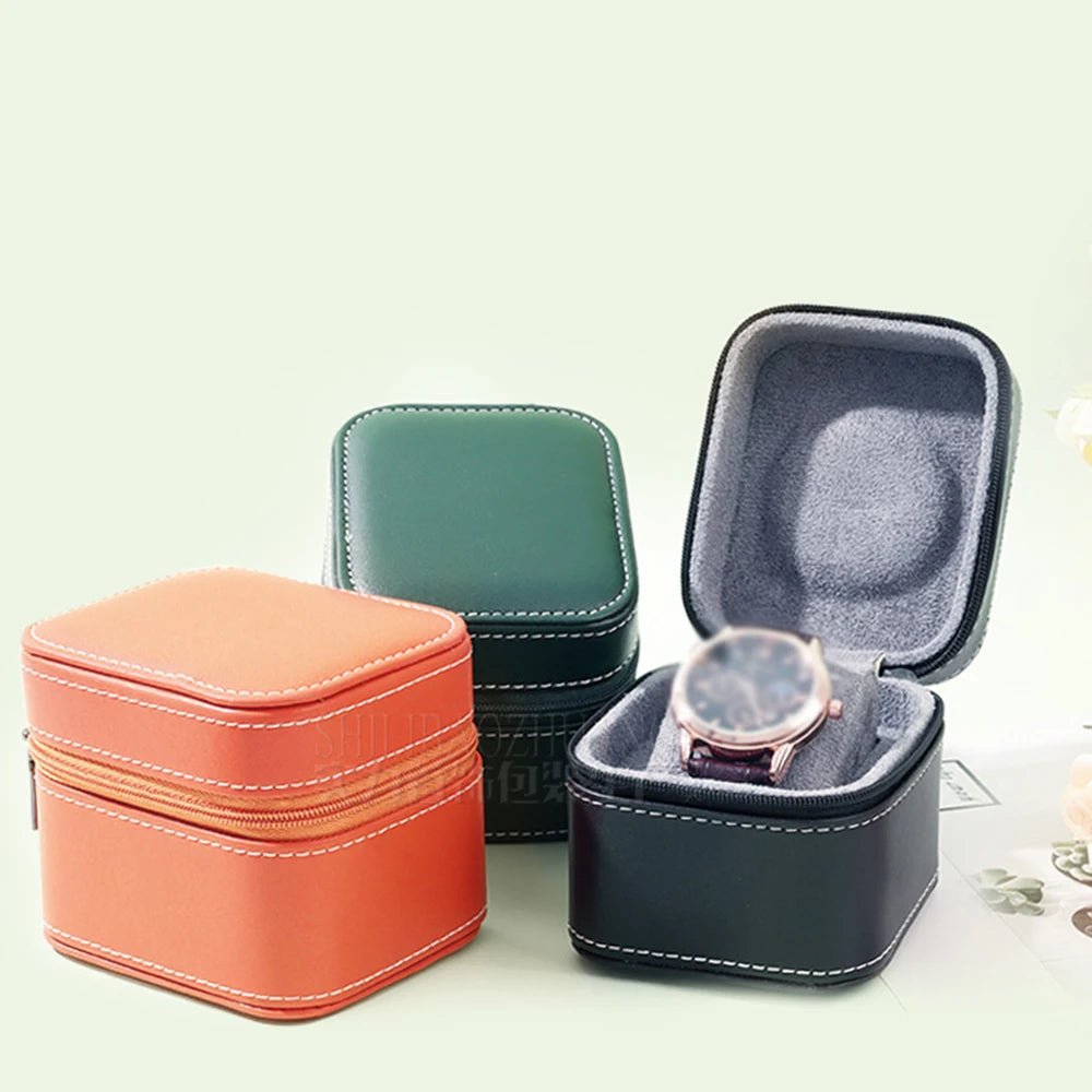 Portable Leather Gift Travel 100 Moq Multi Storage Watch Boxes Box Manufacturer Box of Watch