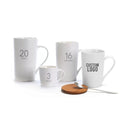 12oz Customizable Coffee Mugs Personalized Ceramic Cups with Logo Printing