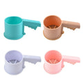Hand Crank Flour Sifter New Home Kitchen Nylon Mesh Stainless Steel Baking Tool Flour Sieve with Plastic Convenient