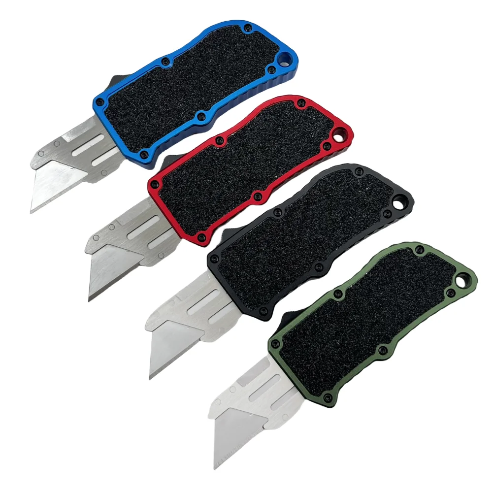 New Arrival Customizable DIY OEM Pocket Knife SK5 Cutting Blade 6061-T6 Aluminum Alloy Handle Original Double Action Utility