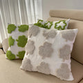 New St. Patrick's Day Customizable Square Leaves Pattern Polyester Cotton Modern Simplicity Canvas Cushion Cover for Living Room