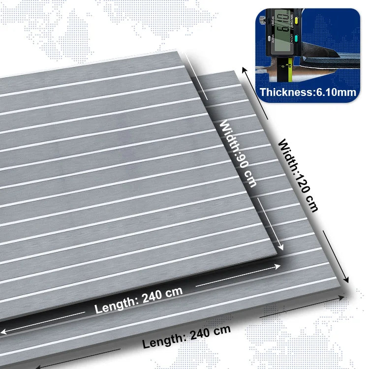 Modern 3M Adhesive  Sea Deck Boat Flooring Outdoor Boat Decking of EVA Foam Teak Sheet for Boats
