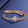 100% Natural Diamond 18k 14k 9ct Real Gold Charms Hardware Spacer Bead Piyao Lucky Bracelet for Girls