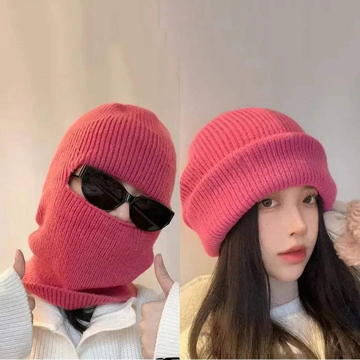 Cold Weather Balaclava Ski Mask for Men Windproof Thermal Winter Women Neck Warmer Hood Cycling Beanie