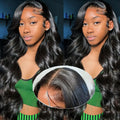 Wear Go Glueless Wig Body Wave Lace Front Wig Pre Plucked Cheap Cambodian Virgin Human Hair Lace Closure Wigs for Black Women