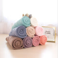 Quick Dry Women Coral Fleece Hair Drying Towel Shower Cap