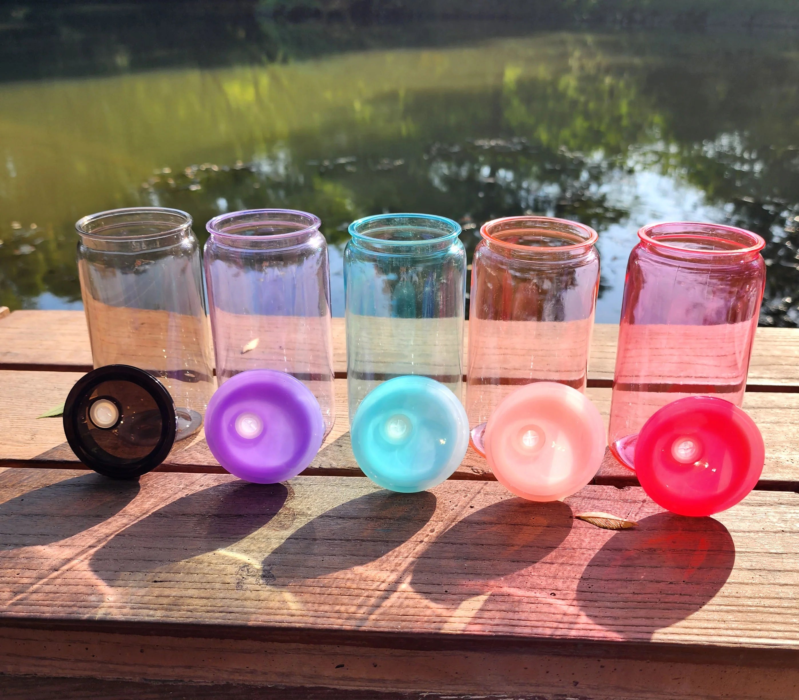 16oz Clear Pink Insulated Plastic Acrylic Tumblers Bulk Beer Glasses with Lid Straw Dupes Colored Bottles