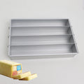 10X6 Inch Battenberg Cake Mold Rectangular Baking Tray Aluminum Cake Mold Baking Utensils Processing Custom