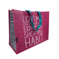 Baige Eco-friendly Handled Open Closure Supermarket Use Handbag Wholesale PP Bags Low Price Customized Color Logo OEM Service MegaBDM