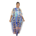 Women's Maxi Skirt in African Print Rayon Sequin Fabric Laciness Clothing From South Africa