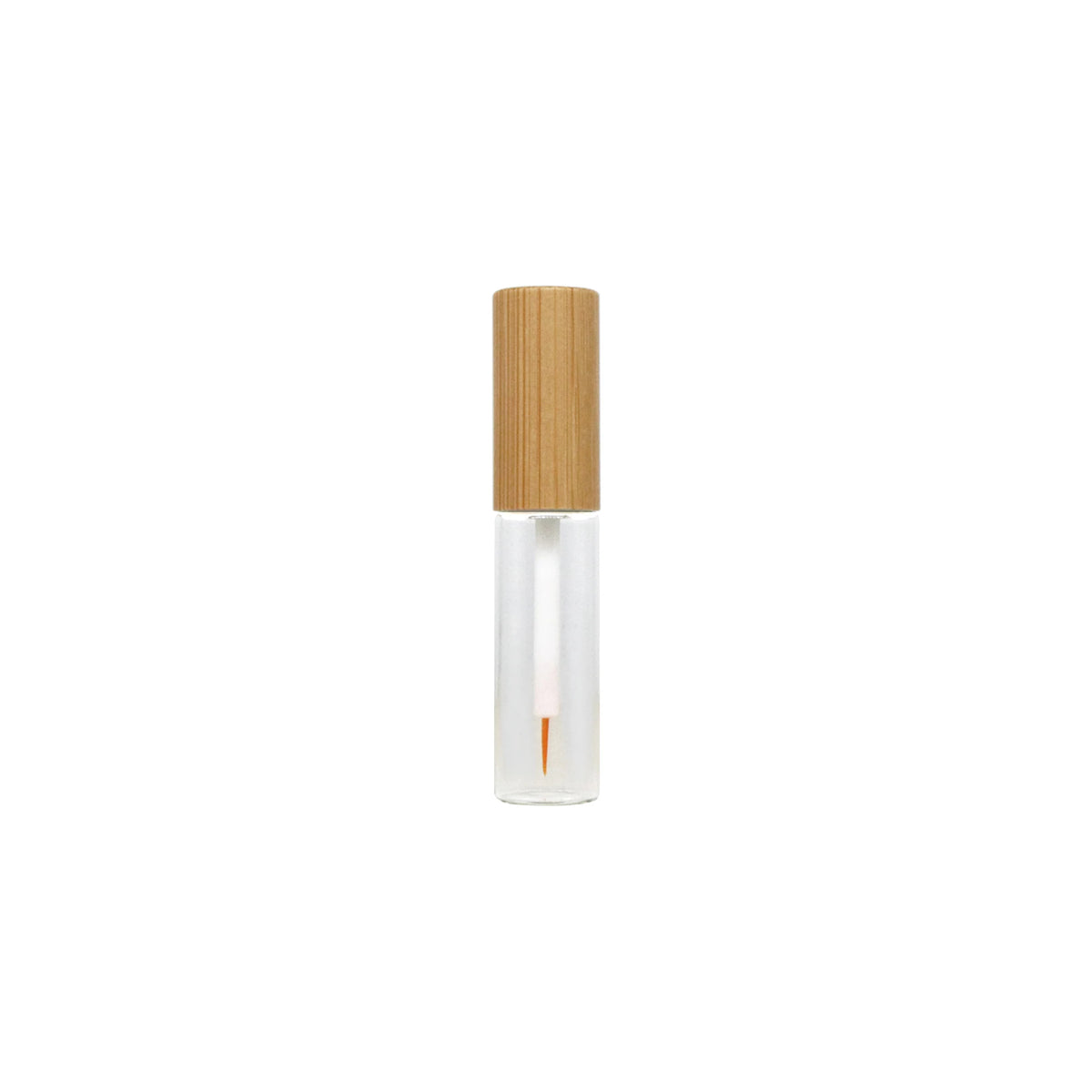 Luxury Makeup Packaging Bamboo Eyeliner Empty Tube Containers Liquid Eyeliner Serum Tubes Eyelash Refillable Eyeliner Tubewwith
