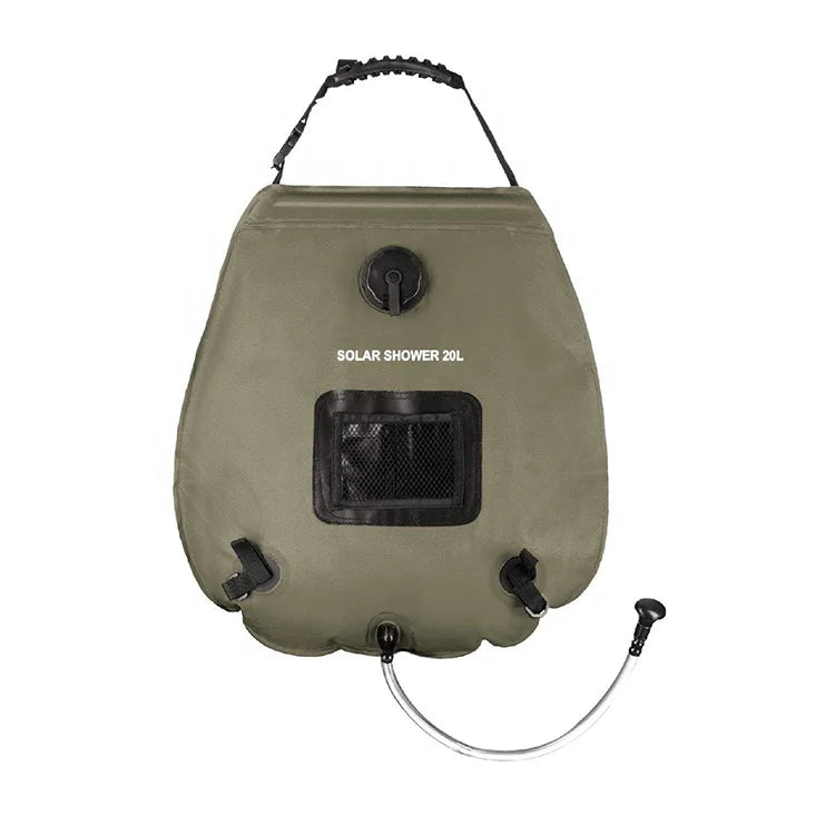 MILICAMP OEM SLS0419 Outdoor PVC Portable Solar Heating Water Shower Bag for Hiking Travelling Beach Camping Factory Supply