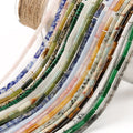 Wholesale 13*4MM Cylindrical Natural Semi Gemstone Aquamarine/Tiger Eye/Jade/Amazonite Tube Stone Loose Beads for Bracelet DIY