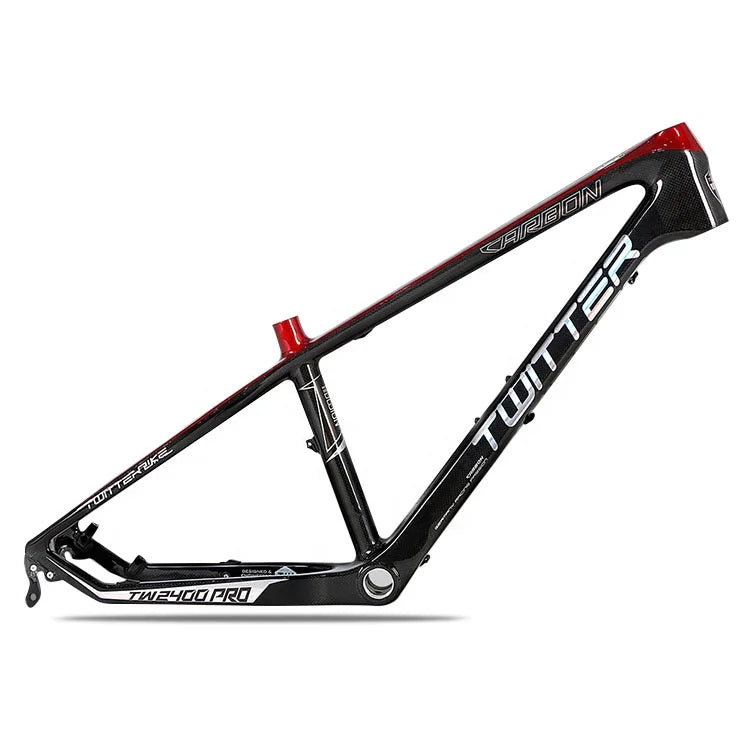Ultralight Carbon Fiber BMX MTB Mountain Bike Frame Disc Brake Bicycle Frame for 24 Inch Kids