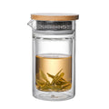 Portable All-in-One Travel Case for Chinese GongFu Glass Tea Set for Loose Leaf Tea & Teacup Sets