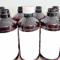 Premium 16oz Amber Arch PET Bottle New Wokc Plain Akn Sticker Labels Whole Kit with Screw Cap and Seal