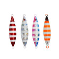 Hot Sale 60g 80g 100g 150g 200g Lead Metal Fish Baits Metal Jig Luminous Lure Fishing Hard Slow Jig Lure